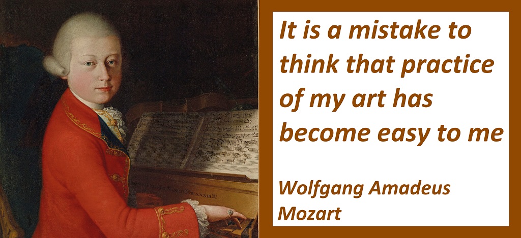 Mozart on practice